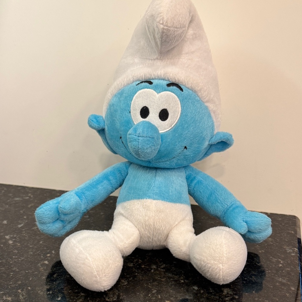 Super Cute Smurf Collectible Plush Soft Toy. Size 16”